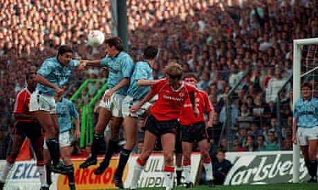 Manchester City v Manchester United in 1989