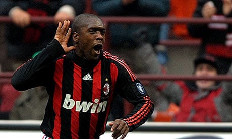Clarence Seedorf kicking goals in a world beyond football
