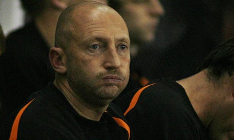 The Blackpool manager Ian Holloway
