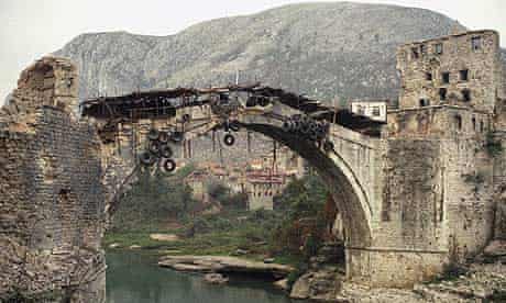 A burnt bridge