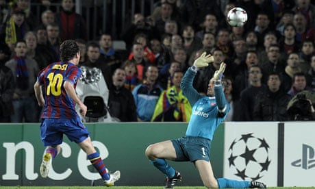 Lionel Messi Blows Arsenal Away With Four Goals For Barcelona | Champions  League | The Guardian