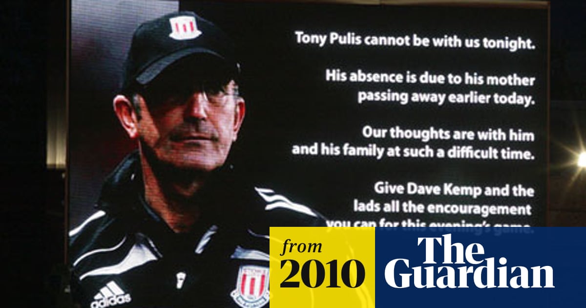 Tony Pulis Reflects On Passion And Grief Of Stoke S Win Over Villa Football The Guardian