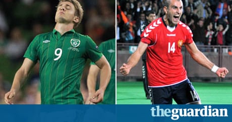 Republic of Ireland v Armenia – live! | Paul Doyle | Football | The