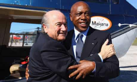 Sepp Blatter and Tokyo Sexwale