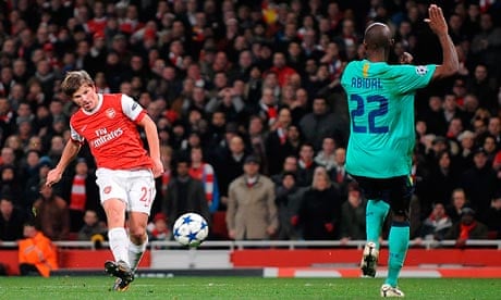 Andrey Arshavin'S Goal Completes The Arsenal Recovery Against Barcelona |  Champions League | The Guardian