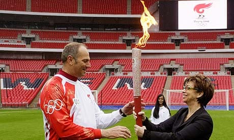 Olympic Torch Relay - Wembley Stadium