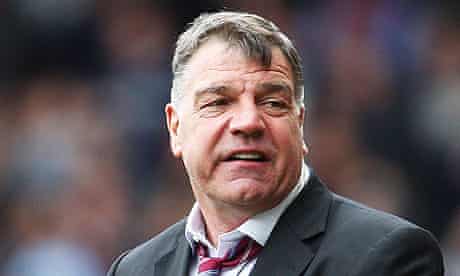Sam Allardyce, the West Ham manager, is under fire for a run of two wins in eight games in March