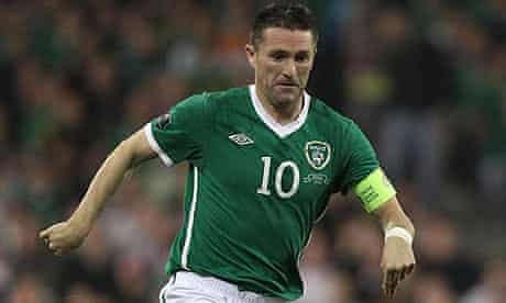 Robbie Keane of the Republic of Ireland