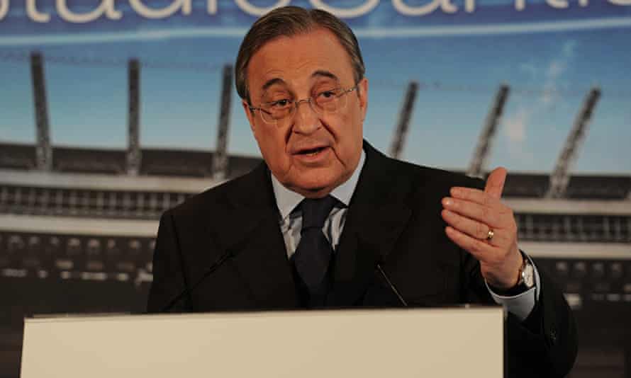 Real Madrid S Florentino Perez Bites The Hand He Feeds In Tirade At Media Real Madrid The Guardian