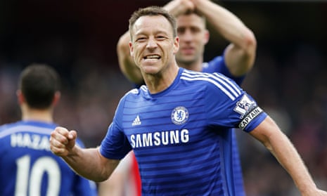 John Terry was delighted as Chelsea moved closer to the title, despite drawing 0-0 at Arsenal