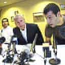 Carlos Tevez, Alan Pardew and Javier Mascherano