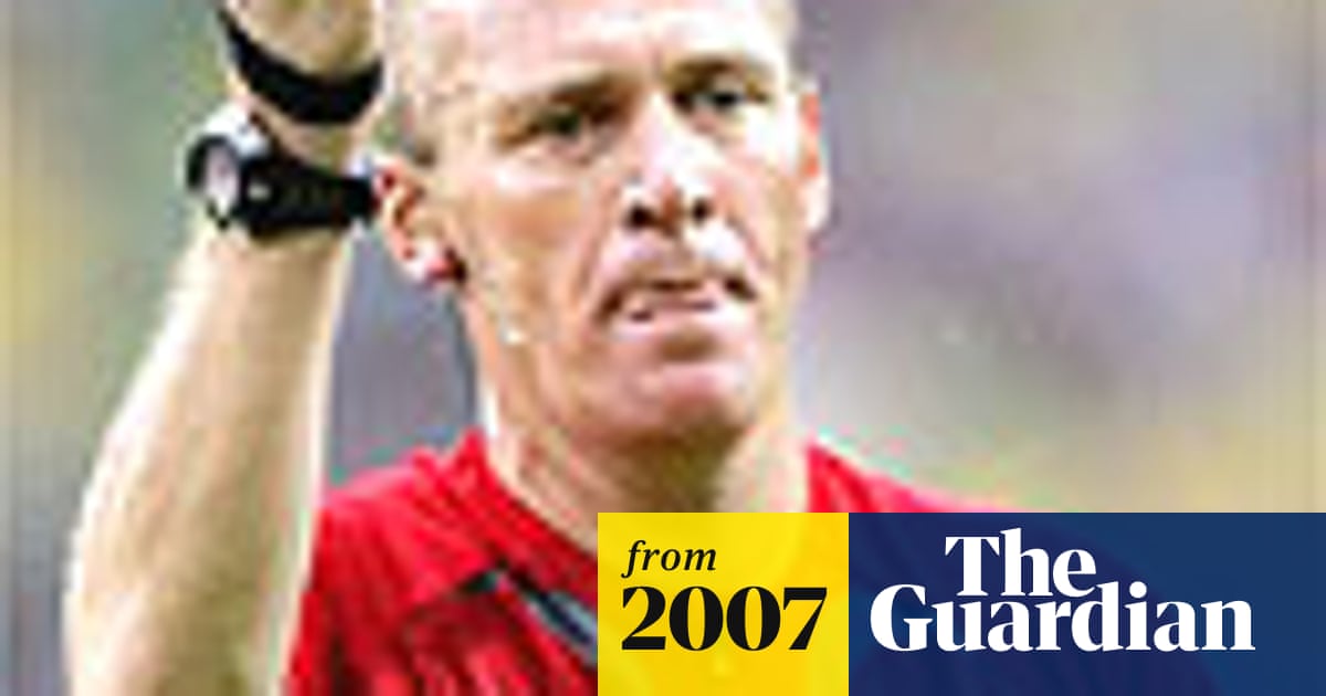 Football Poll Says Crouch Is Targeted By Referees Football The Guardian