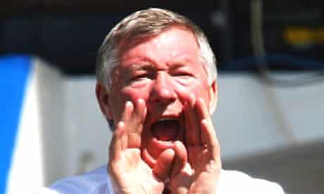 Alex Ferguson shouting