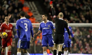 Chelsea Appeal Against Frank Lampard S Red Card At Liverpool Football The Guardian