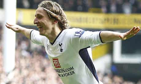Tottenham Hotspur's Luka Modric celebrates