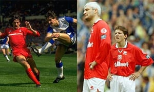 Everton and Middlesbrough in the FA Cup final