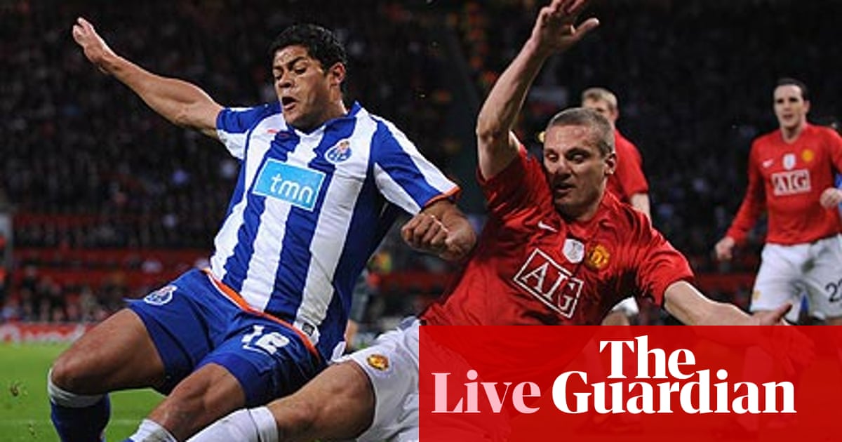 Champions League Manchester United V Fc Porto As It Happened