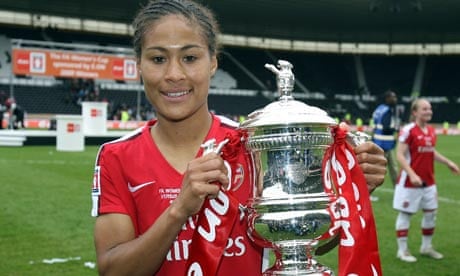 Arsenal's Rachel Yankey is one of the players rewarded with a central contract