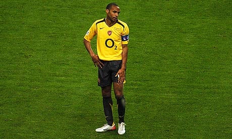 Thierry Henry's retro Arsenal shirt plays to the crowd, but true