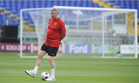 Manchester United manager Sir Alex Ferguson looks ahead to Barcelona