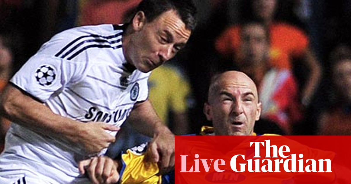 Champions League Apoel Nicosia V Chelsea As It Happened Football The Guardian Champions League Apoel Nicosia V Chelsea As It Happened Football The Guardian