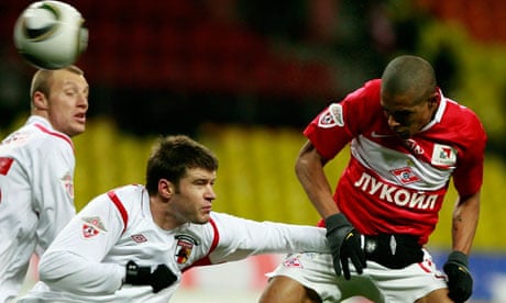Welliton of Spartak Moscow, right
