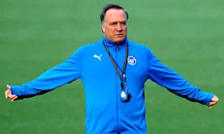 Dick Advocaat, the Russia manager