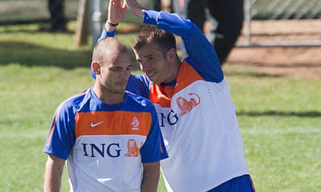 Rafael van der Vaart and Wesley Sneijder