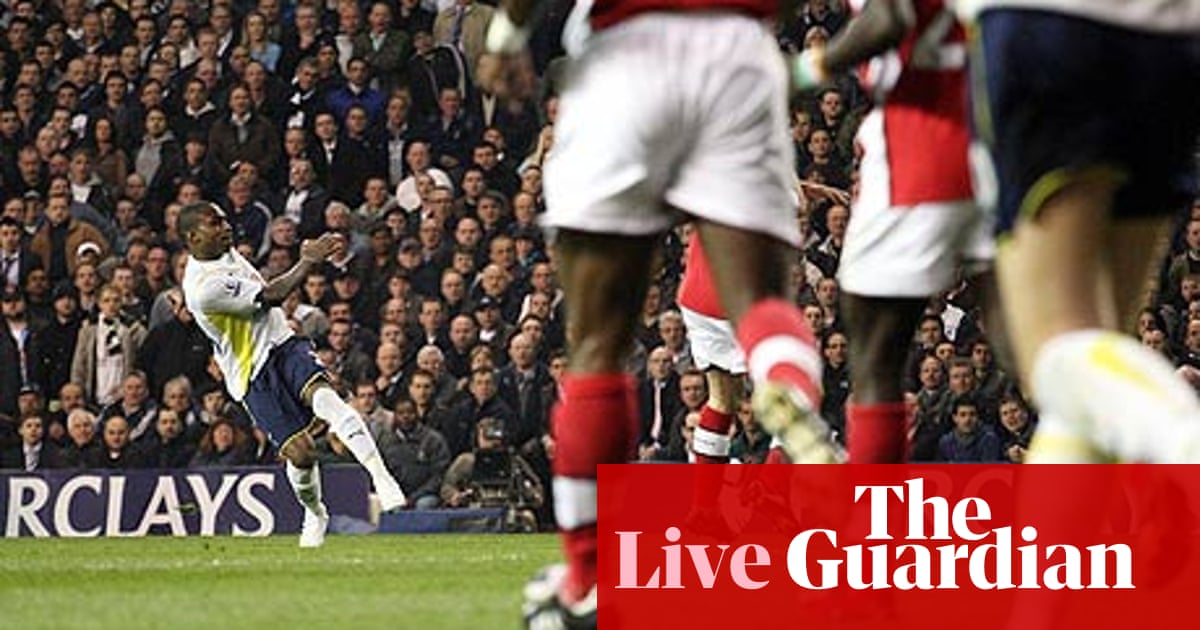 Tottenham Hotspur 2 1 Arsenal As It Happened Premier League Barry Glendenning Football The Guardian