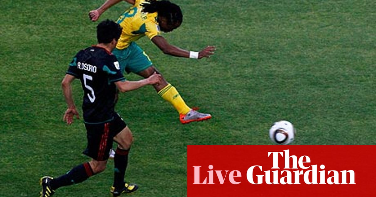 World Cup 2010 South Africa V Mexico As It Happened World Cup 2010 The Guardian