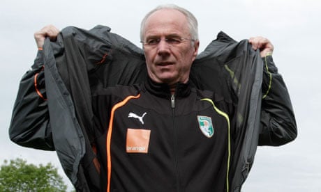 Ivory Coast's head coach Sven-Goran Eriksson