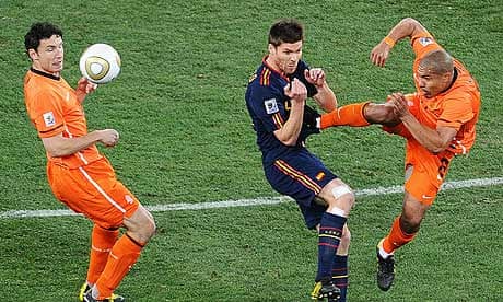 Holland and Spain fined for World Cup final indiscipline | World Cup 2010 | The Guardian