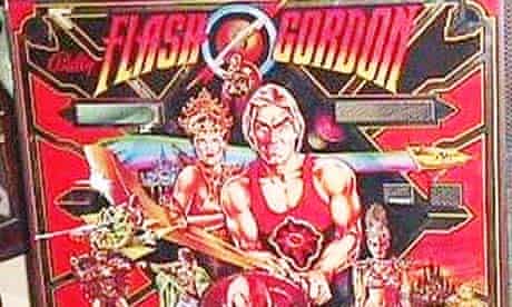 A Flash Gordon pinball machine, yesterday