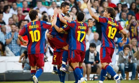David Villa Seals Barcelona Stroll With First League Goal La Liga The Guardian David Villa Seals Barcelona Stroll With First League Goal La Liga The Guardian
