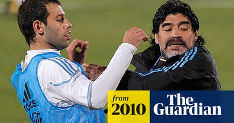 Diego Maradona Had Argentina Players Backing Says Javier Mascherano Diego Maradona The Guardian
