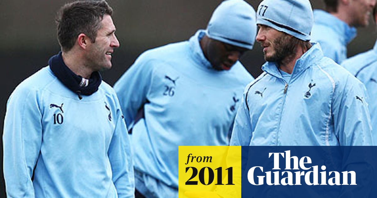 David Beckham Starts Training With Tottenham Hotspur David Beckham The Guardian