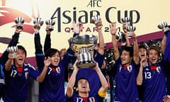 Japan celebrate Asian Cup win