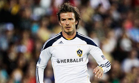 Los Angeles Galaxy Home football shirt 2010 - 2011. Sponsored by Herbalife