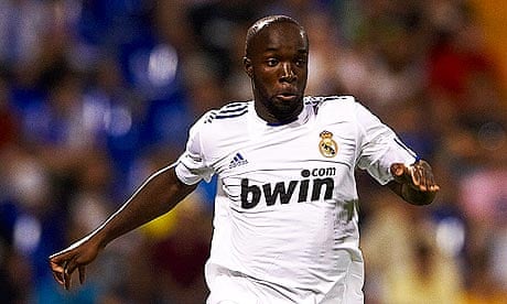 Lassana Diarra of Real Madrid during a pre-season friendly in August 2010