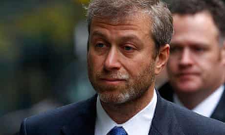 Roman Abramovich, the owner of Chelsea