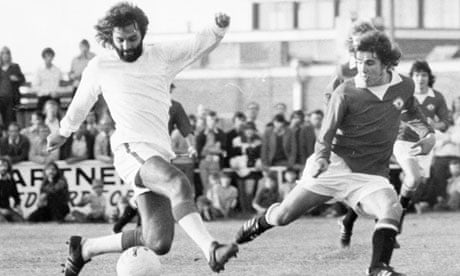 George Best playing for Dunstable. At the age of 27