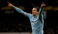 Edin Dzeko Manchester City v Aris