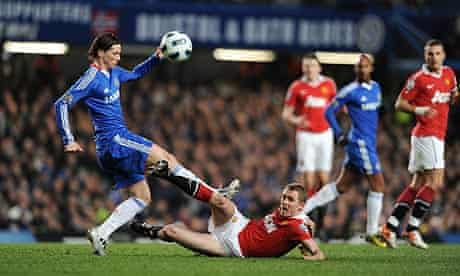 Fernando Torres Darren Fletcher Chelsea