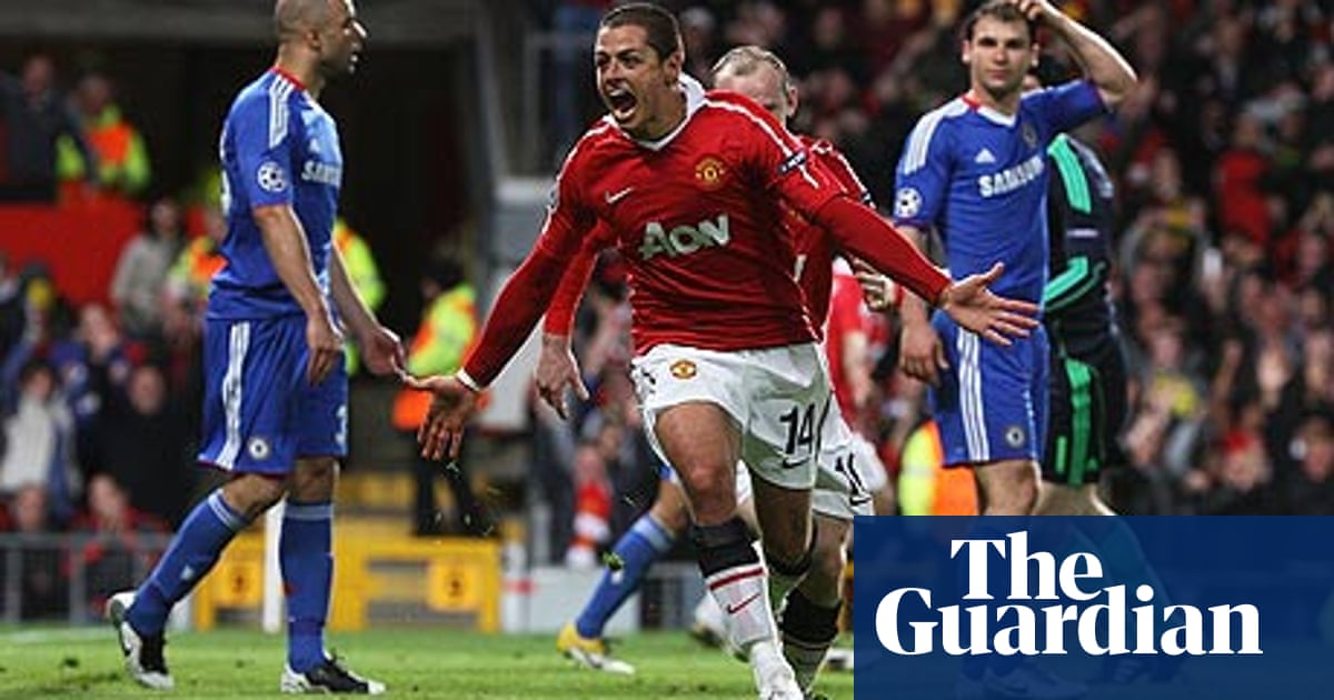 Manchester United Send 10 Man Chelsea Out Of Champions League Champions League The Guardian