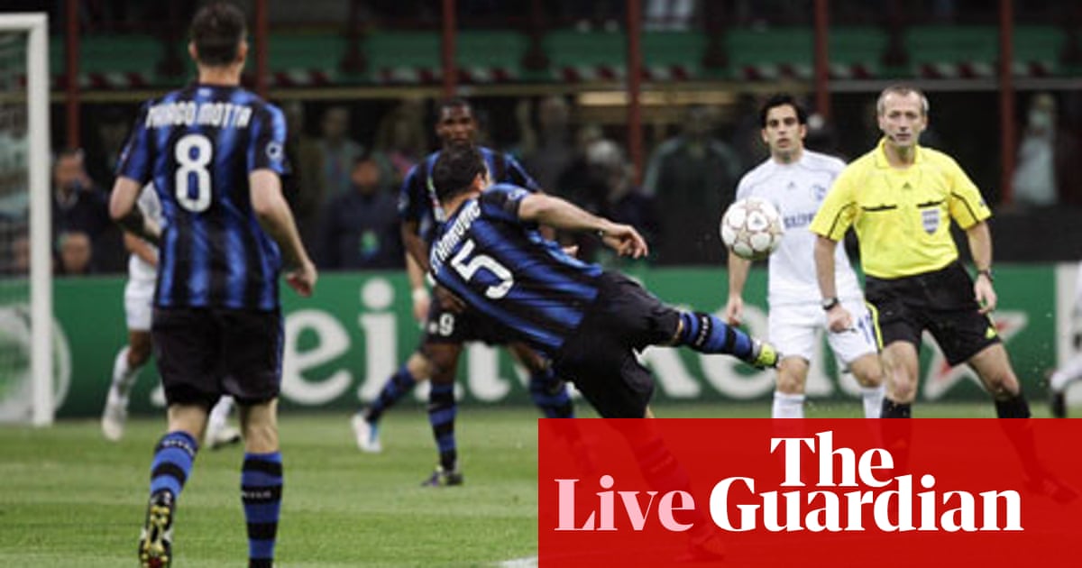 Internazionale V Schalke As It Happened Champions League The Guardian