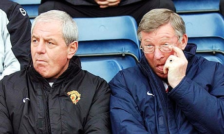 Sir Alex Ferguson and Walter Smith at Manchester United