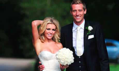 Match Of The Day For Peter Crouch And Abbey Clancy Tottenham Hotspur The Guardian