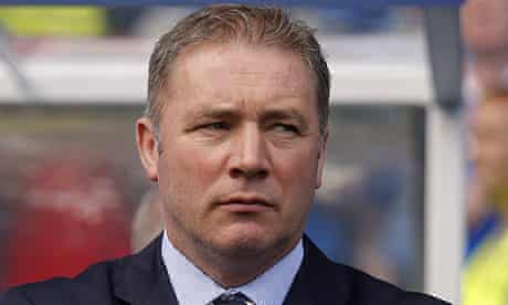Ally McCoist, the Rangers manager