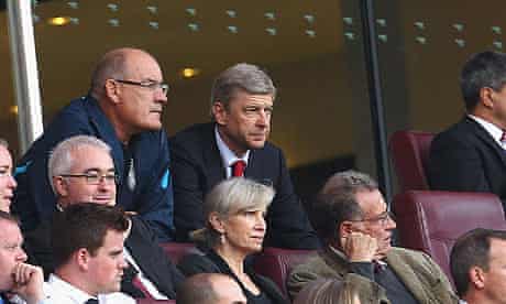 Arsène Wenger and Arsenal first-team coach Boro Primorac