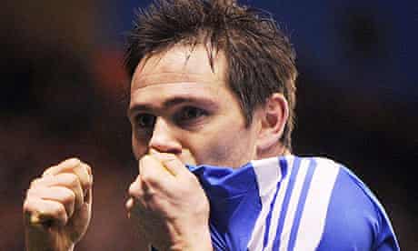 Frank Lampard celebrates